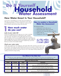 Household Water Audit